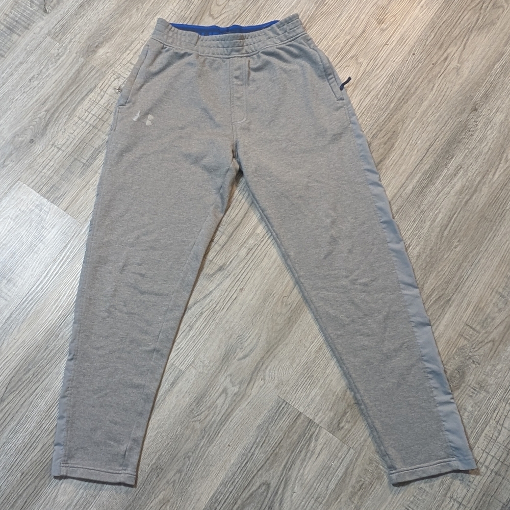 Under Armour Pants Mens Medium Gray Jogger Sweatpants Loose Fit Athletic Workout